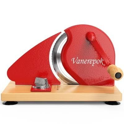 Adjustable Bread Slicer for Sourdough- Red