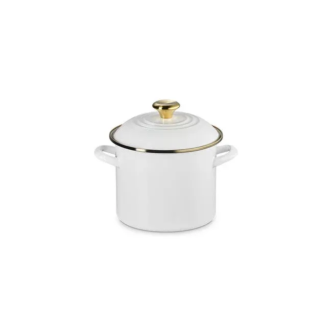 6 Quart Stockpot - White