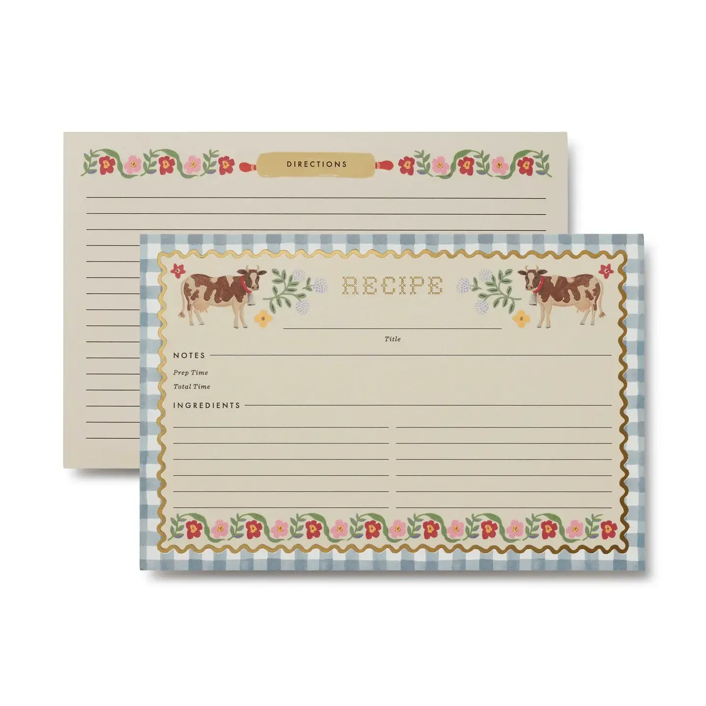 Pack of 12 Home Sweet Home Recipe Cards
