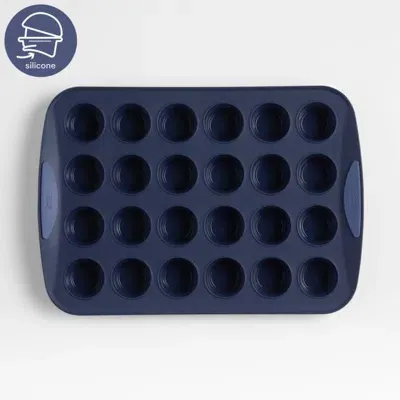 Silicone Muffin Pan 24 cup- Slate Blue