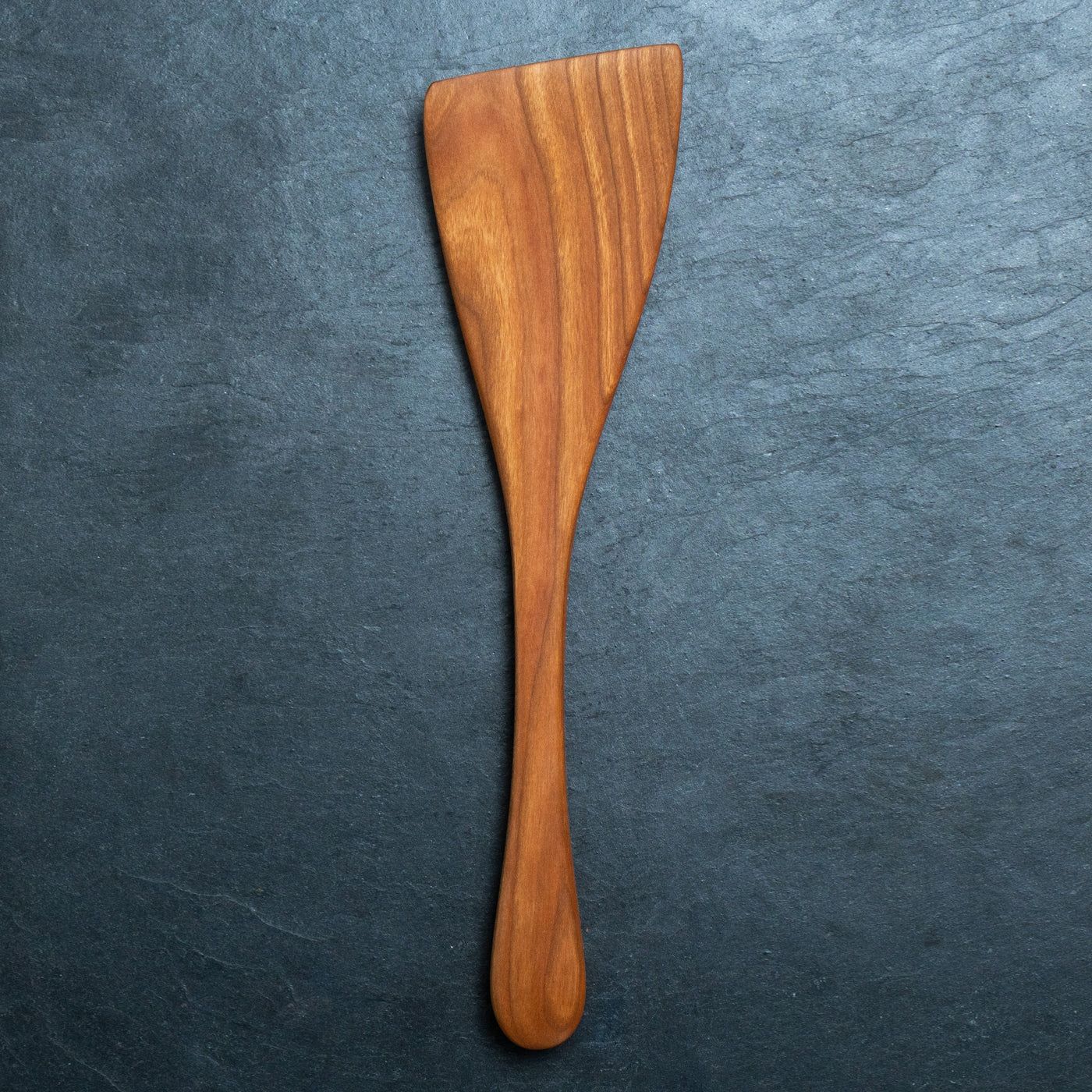 Handmade Wooden Turner Spatula 12"- Right Handed- Cherry