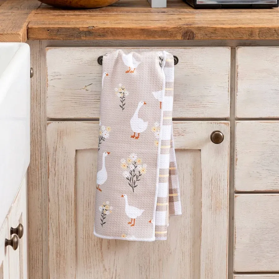 Hillside Pasture Kitchen Towel Quick Dry Double Sided
