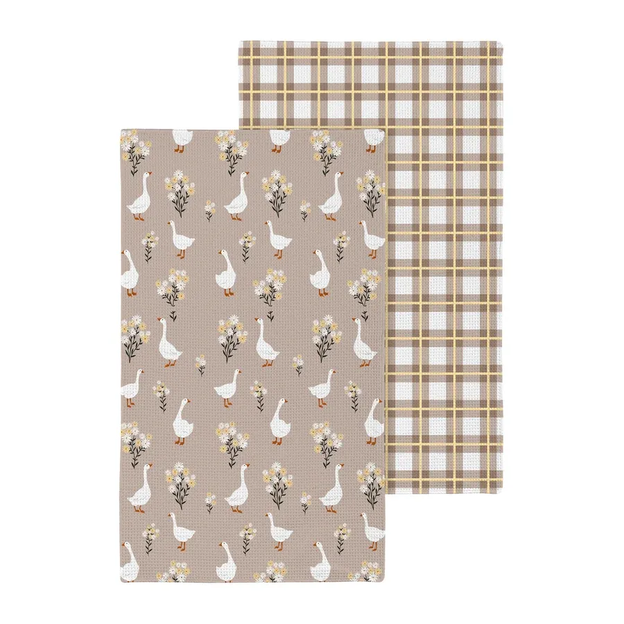 Hillside Pasture Kitchen Towel Quick Dry Double Sided