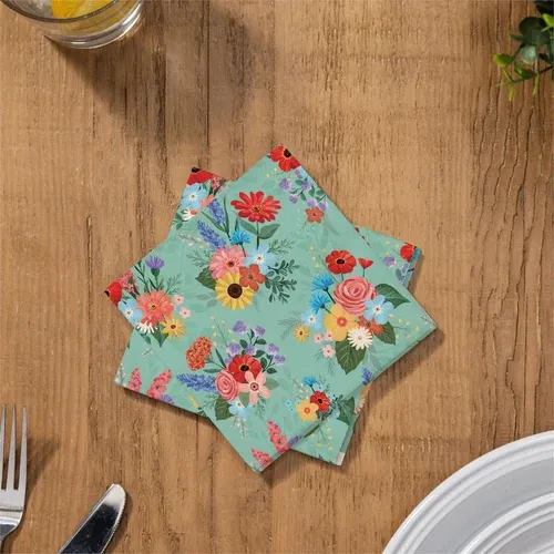 Cottage Garden Cocktail Napkin