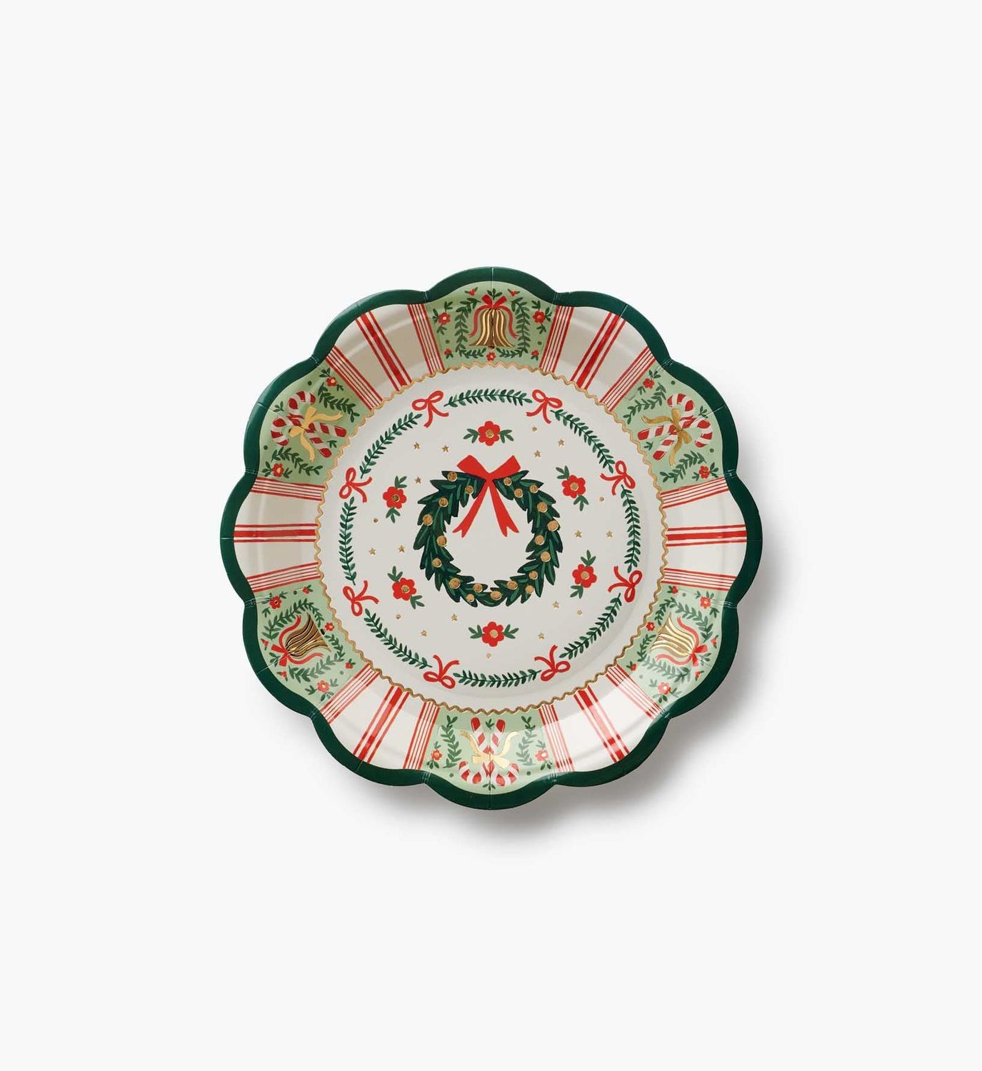 Holly Jolly Small Paper Plates