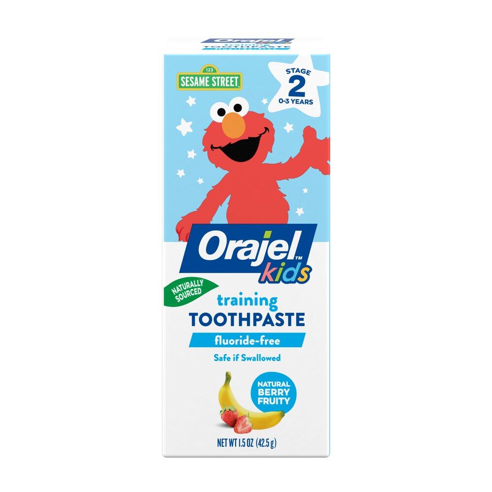 Orajel Kids Elmo Fluoride-Free Training Toothpaste