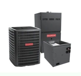 Goodman 96% and 15.2 SEER AC combo
