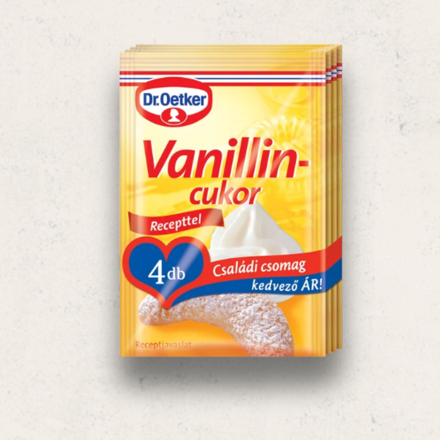 Sugar with V anilin Flavour // 4x8g