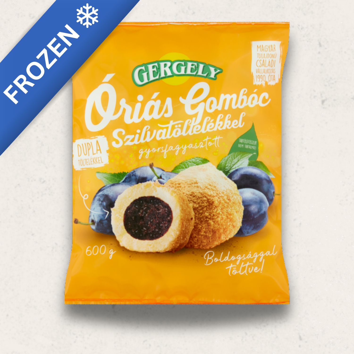 Plum Jam Filled Dumplings with Cinnamon