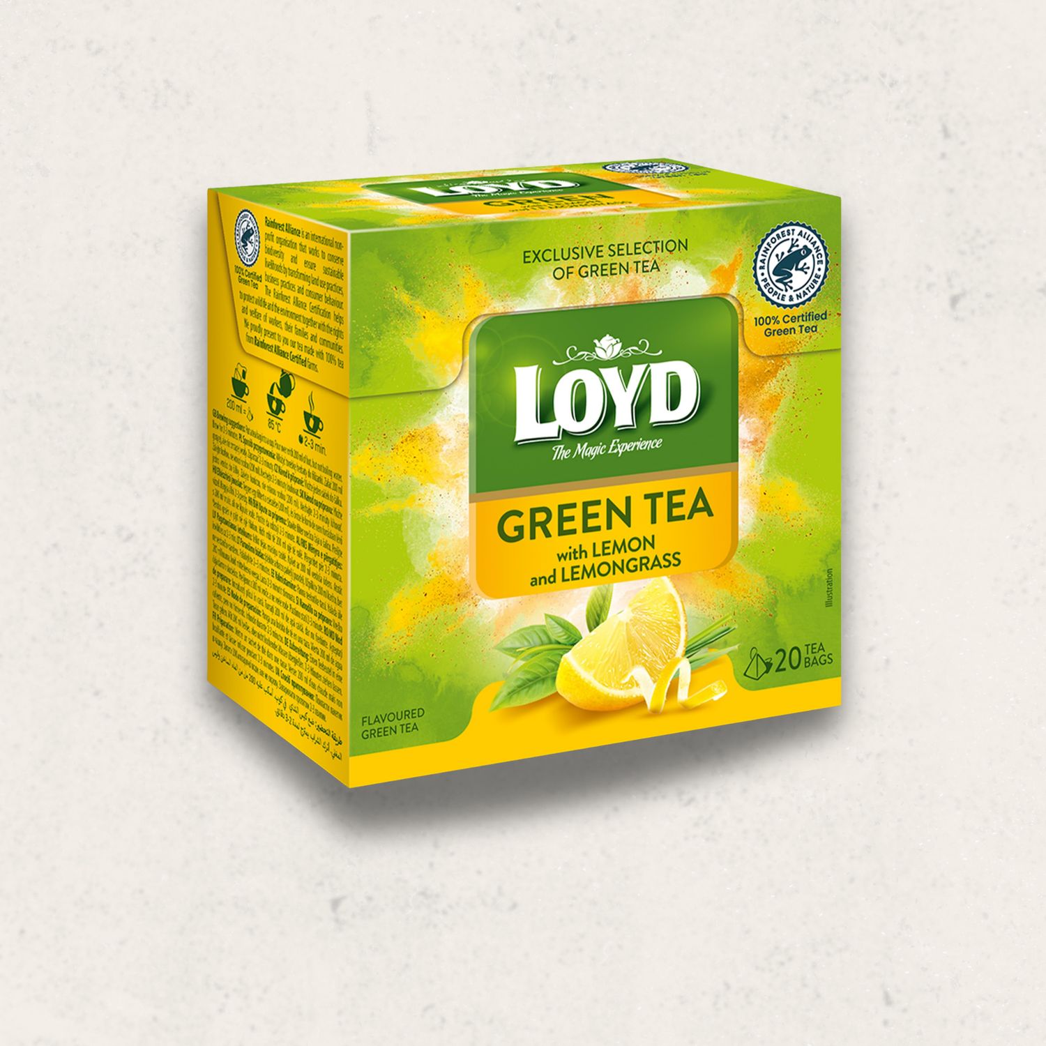 Pyramid Green Tea - Lemon &amp; Lemon Grass