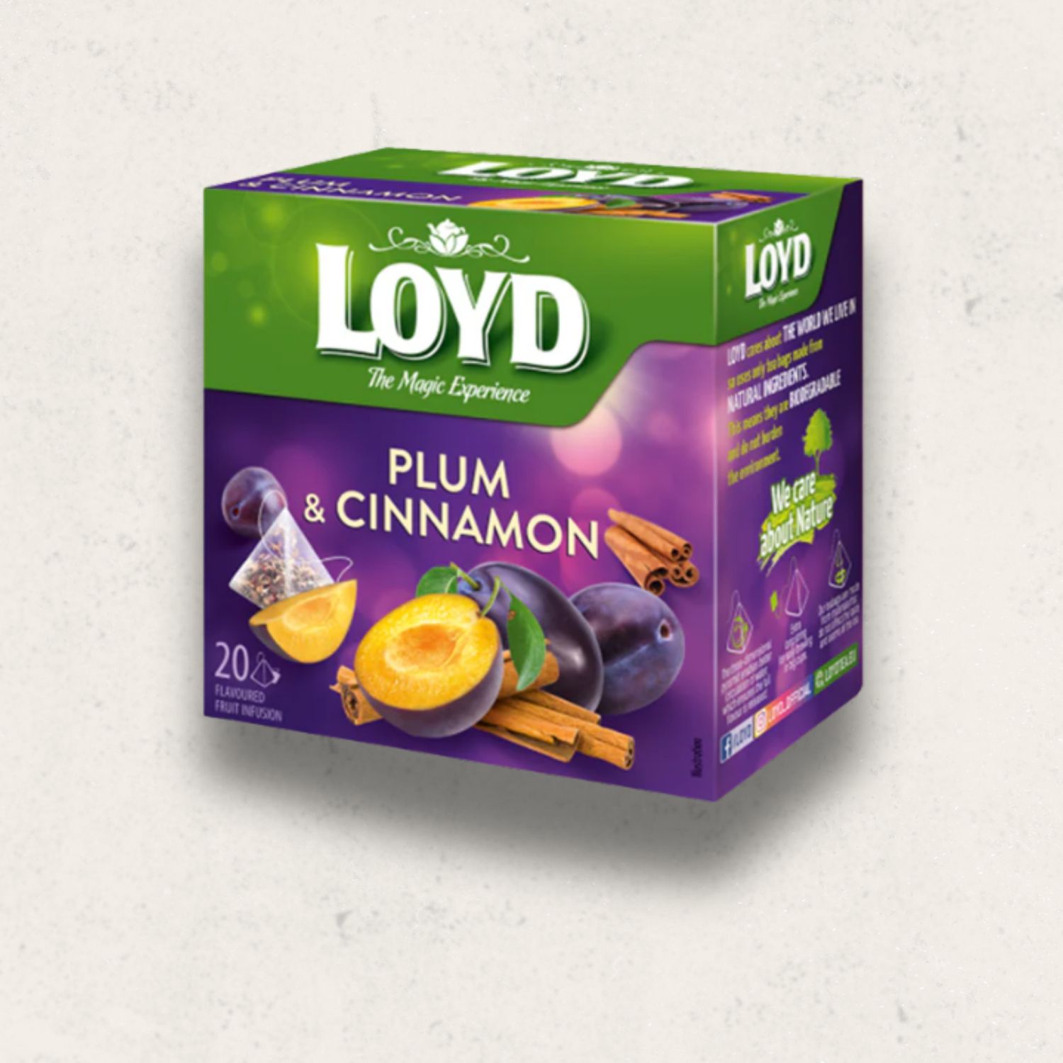 Pyramid Tea - Plum &amp; Cinnamon