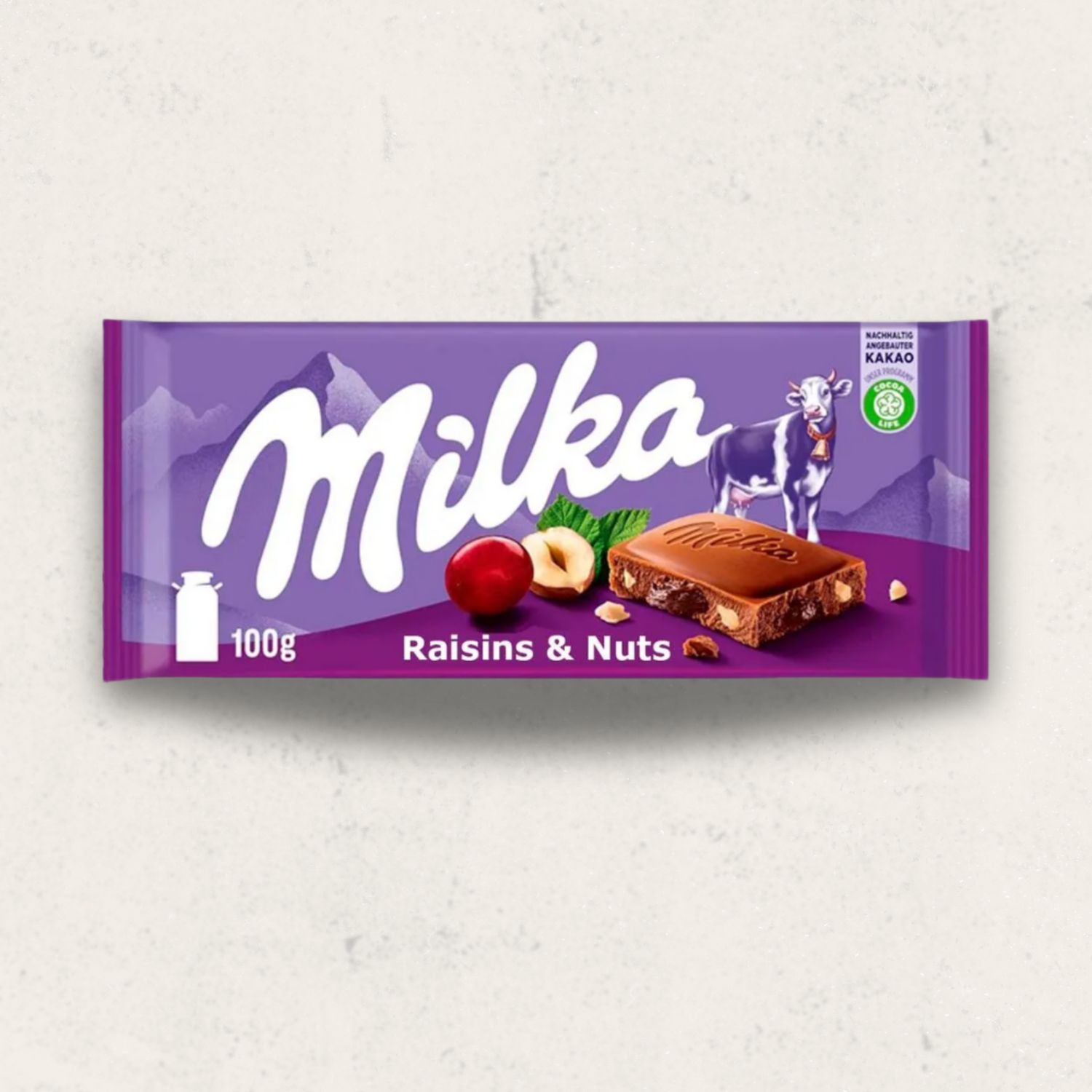MILKA Chocolate - Raisins &amp; Nuts // 90g