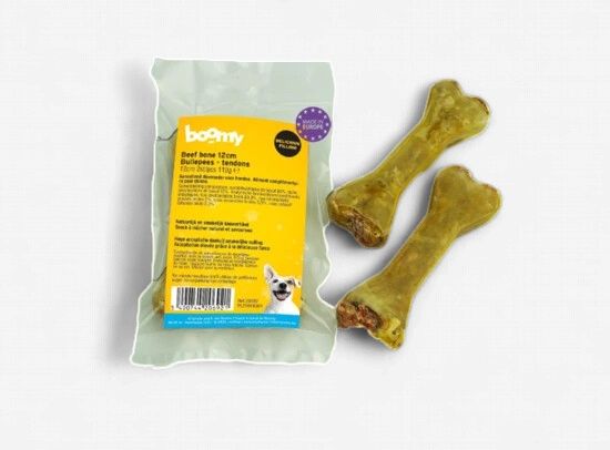 Beef bone bullepees 12cm 2st