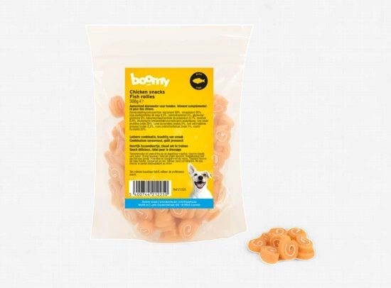 Chicken snacks fish rollies 300g