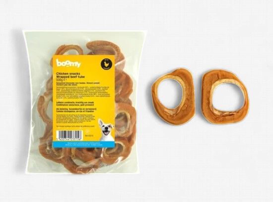Chicken snacks wrapped beef tube 500g