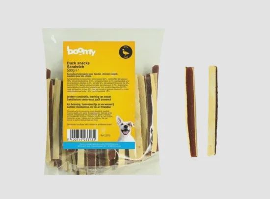 Duck snacks sandwich 500g