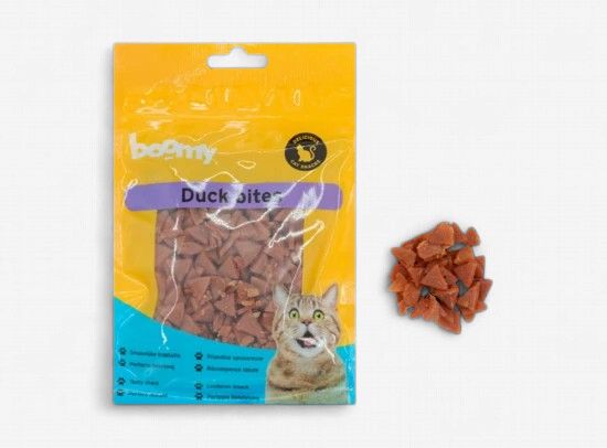 Duck bites with fish oil 80g