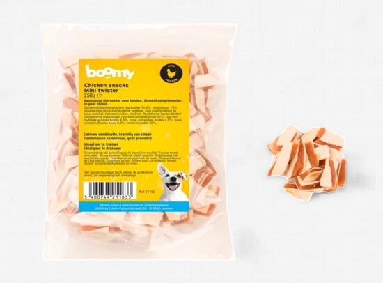 Chicken snacks mini twister 250g