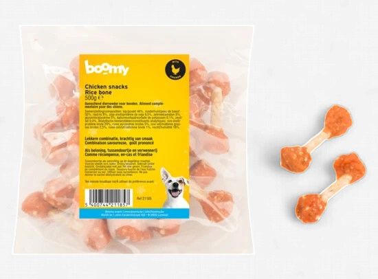 Chicken snacks rice bone 500g