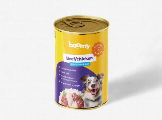 Blikvoeding beef/chicken 400g