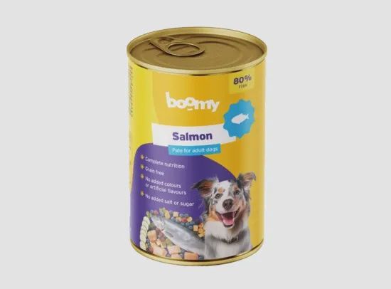 Blikvoeding salmon 400g