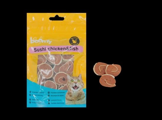Sushi chicken &amp; fish for cat 80g