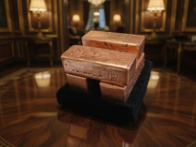 Set of x4 1kg Pure Copper Bars ingots  999.9 Fine Copper. total 4kg