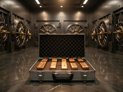 Unbranded 10 x 1kg 999.9 Fine Copper Bars Set