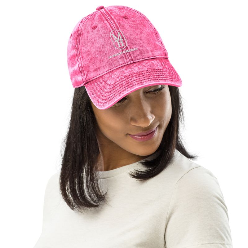 Vintage Cotton Twill Cap La maison d'Herrlich