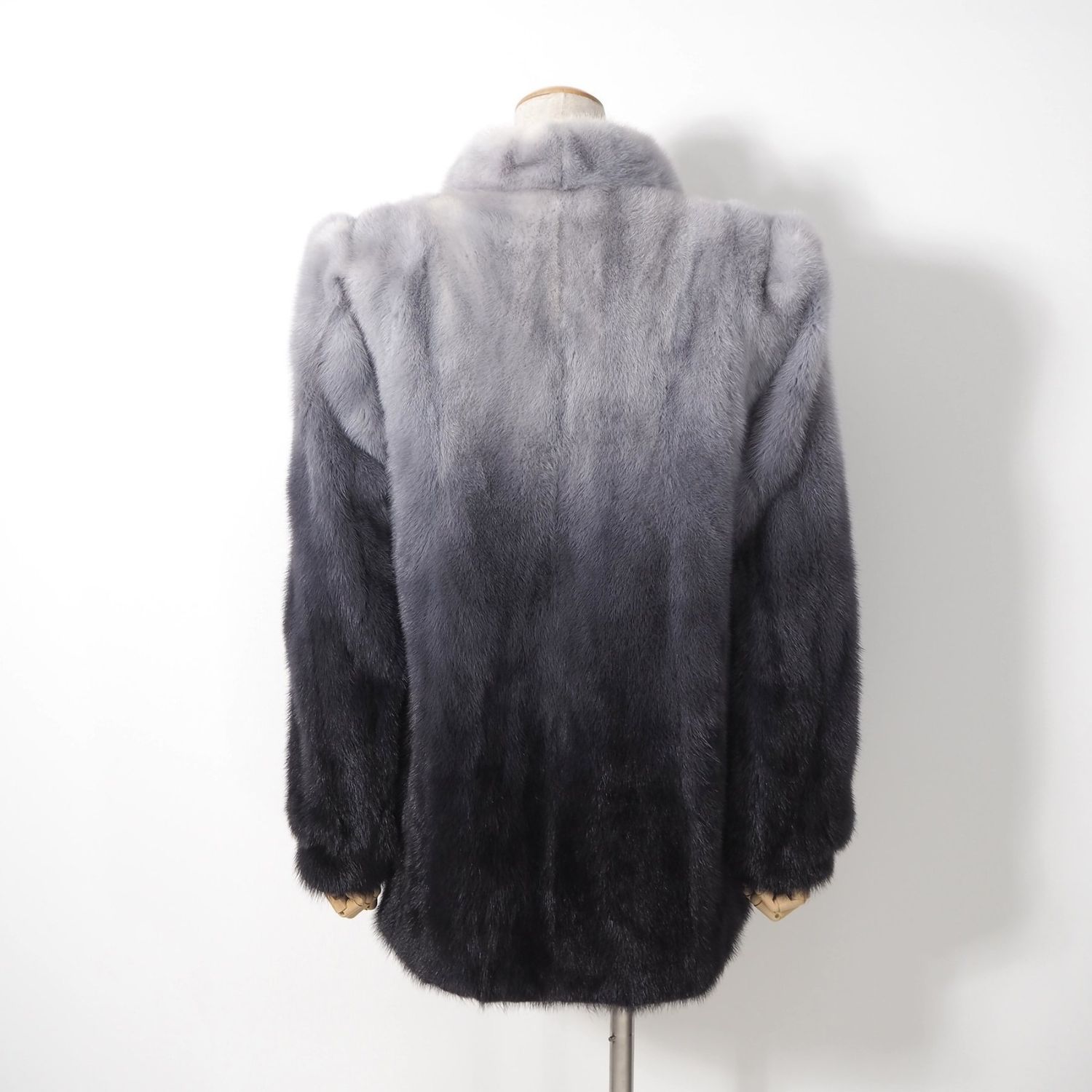 Chaqueta de lomos de visón degradado