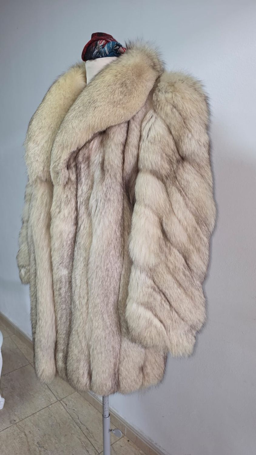 Chaquetón de zorro blue