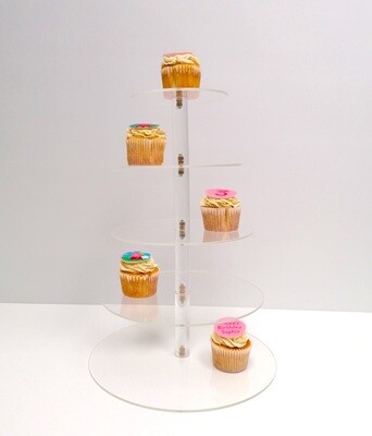 Acrylic - 5 Tiered Cupcake Stand - Code AR5T060
