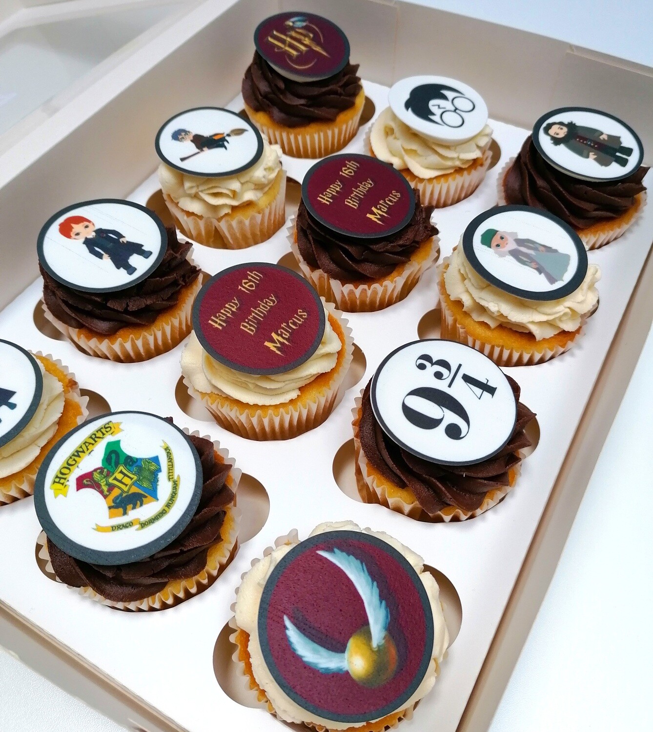 Personalised Harry Potter Cupcakes