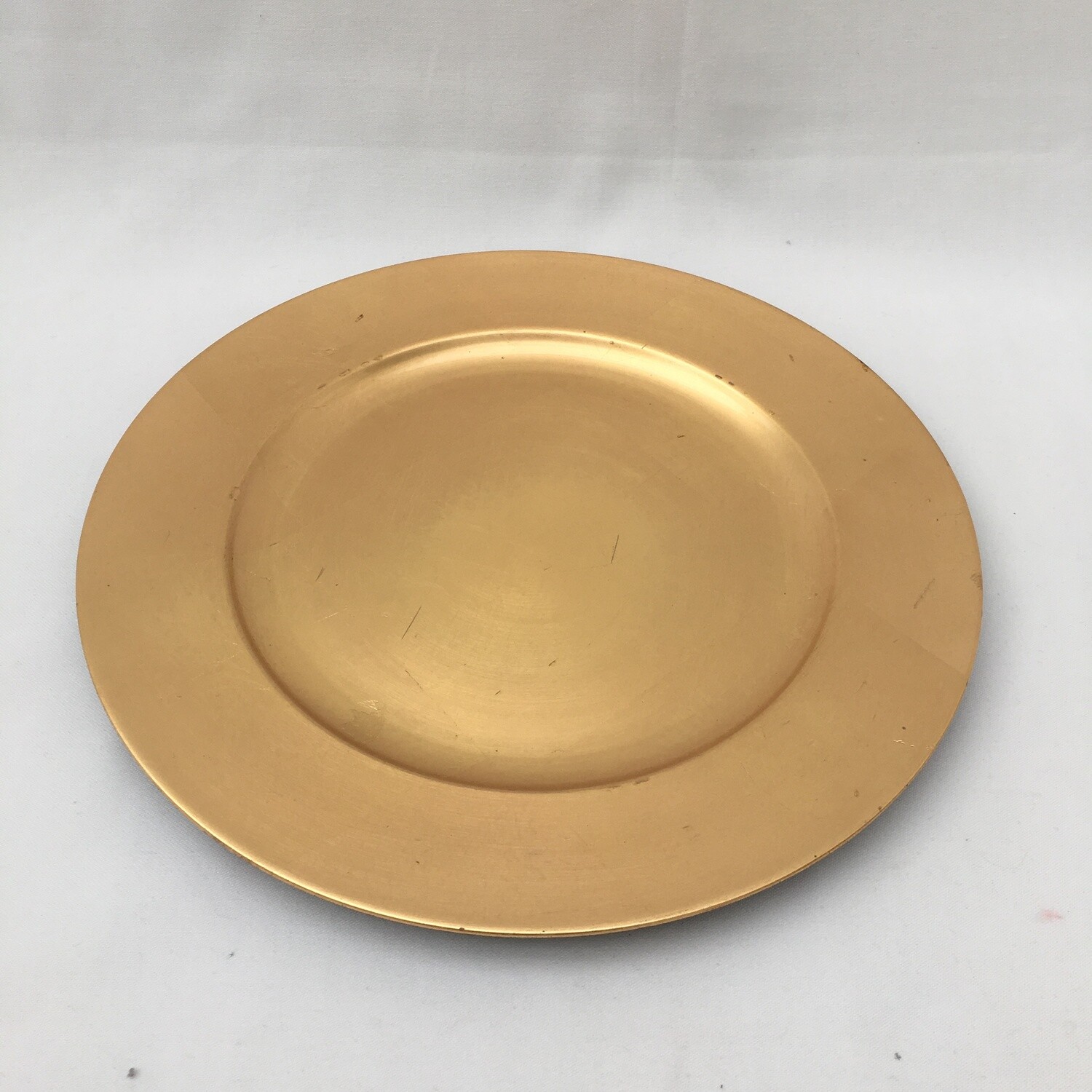 Light Gold - Round Satin  -  Platter / Plate - Code GR22