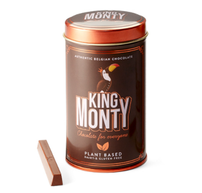 King Monty, vegansk sjokolade, 130g.