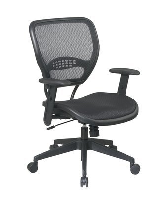 BLACK AIRGRID SEAT AND BACK DELUXE TASK CHAIR