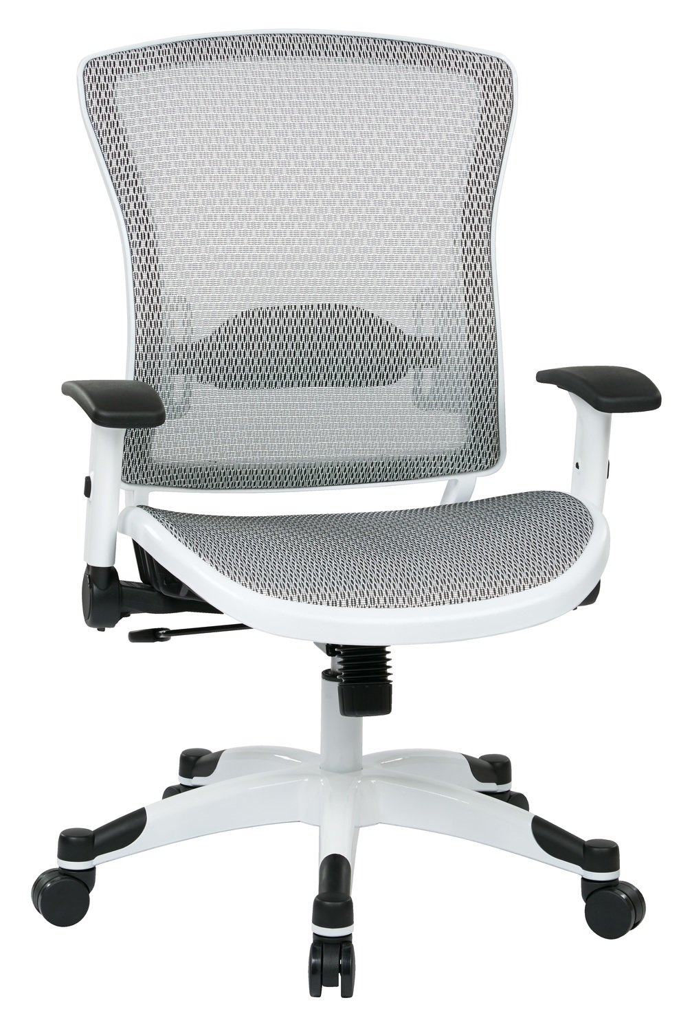 WHITE FRAME MANAGERS CHAIR