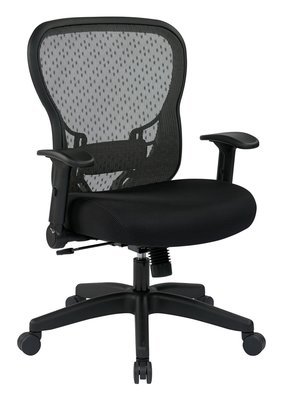 DELUXE R2 SPACEGRID BACK CHAIR WITH MEMORY FOAM MESH SEAT CHAIR