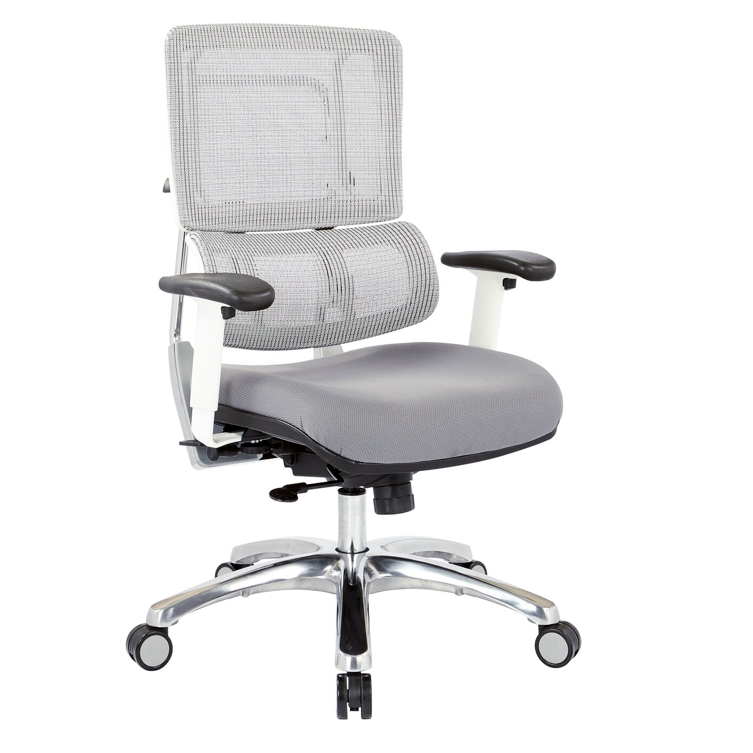 VERTICAL WHITE MESH BACK CHAIR