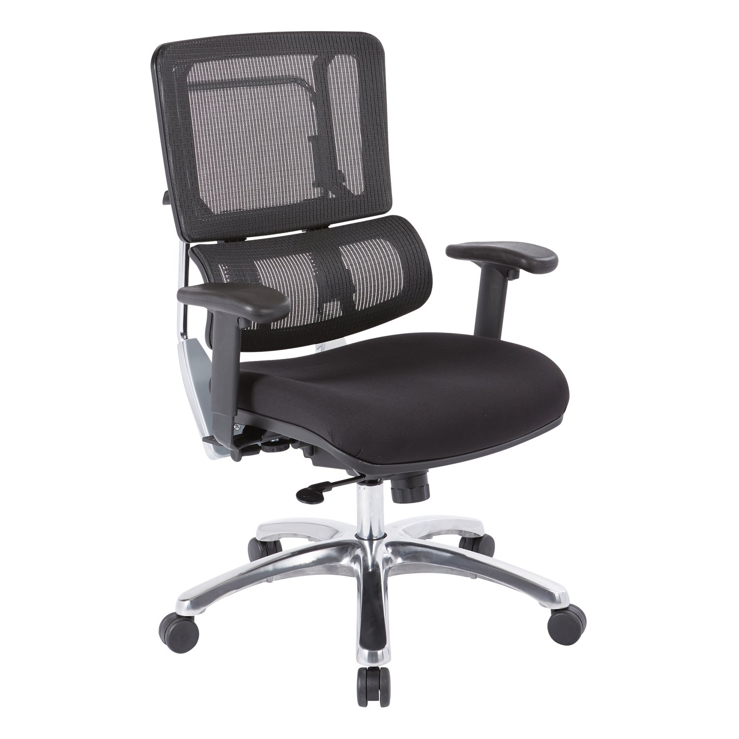 VERTICAL BLACK MESH CHAIR