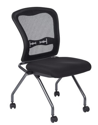 DELUXE ARMLESS FOLDING CHAIR WITH PROGRID® BACK (2 Pack)