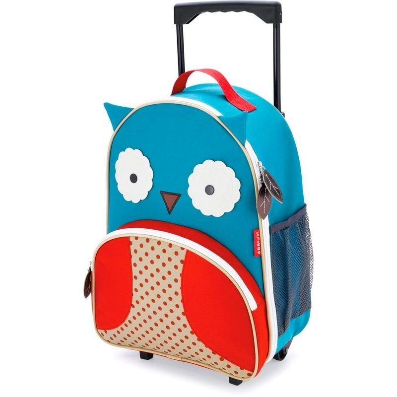 MALA DE RODINHA ZOO CORUJA SKIP HOP AZUL