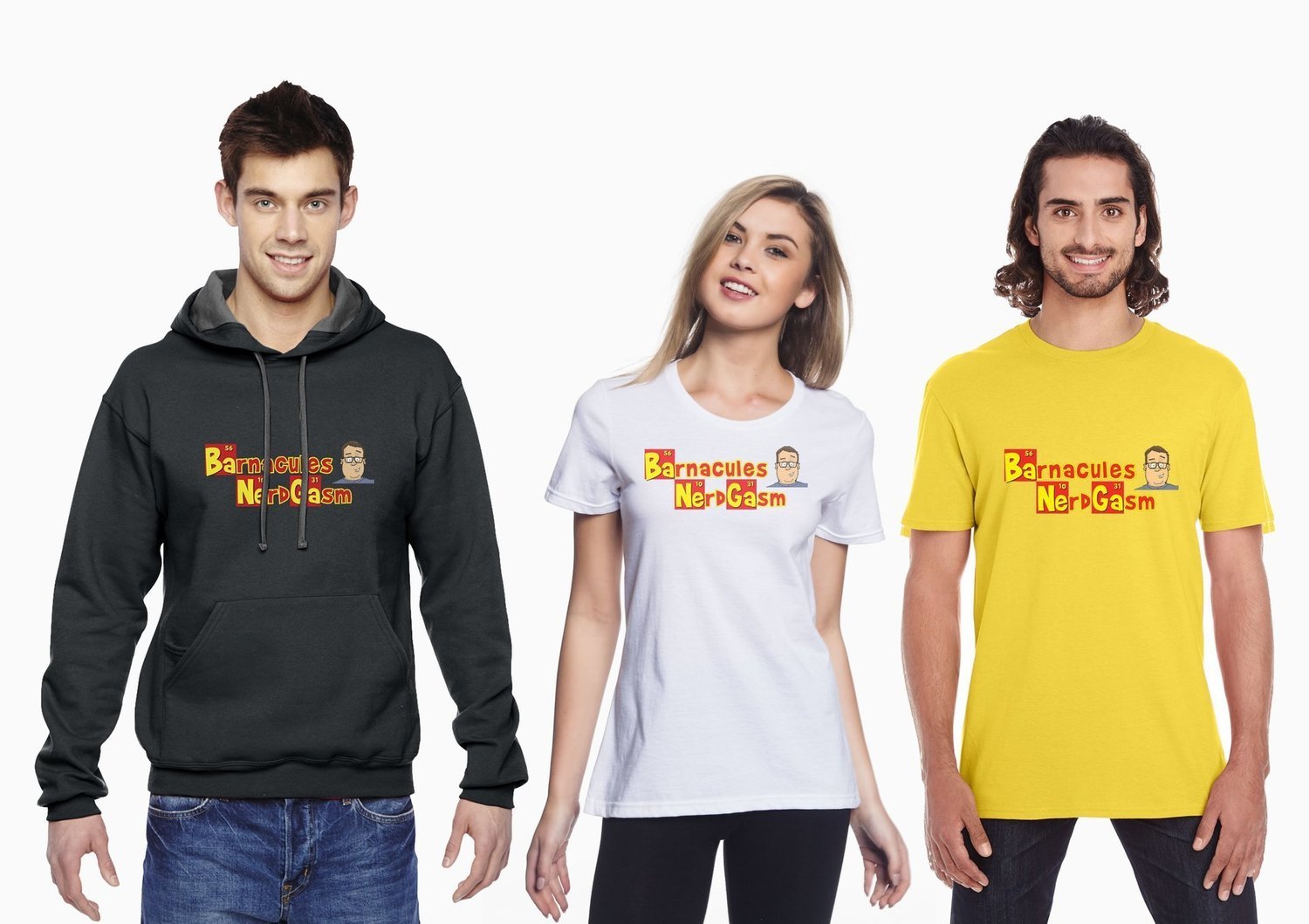 Barnacules Nerdgasm Tees and Hoodies