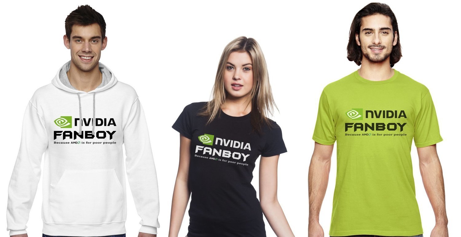 Nvida Fanboy Tees and Hoodies