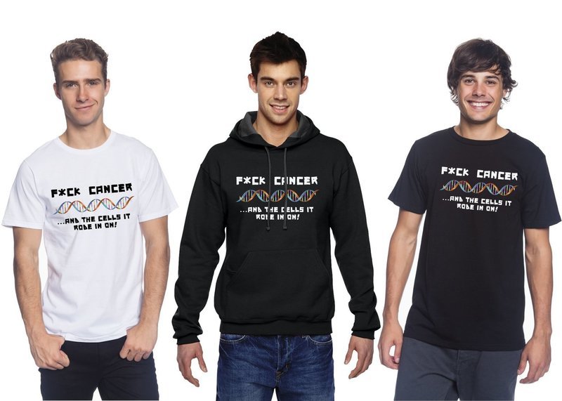 F*CK CANCER Tees and Hoodies (Clothing with a Cause!)