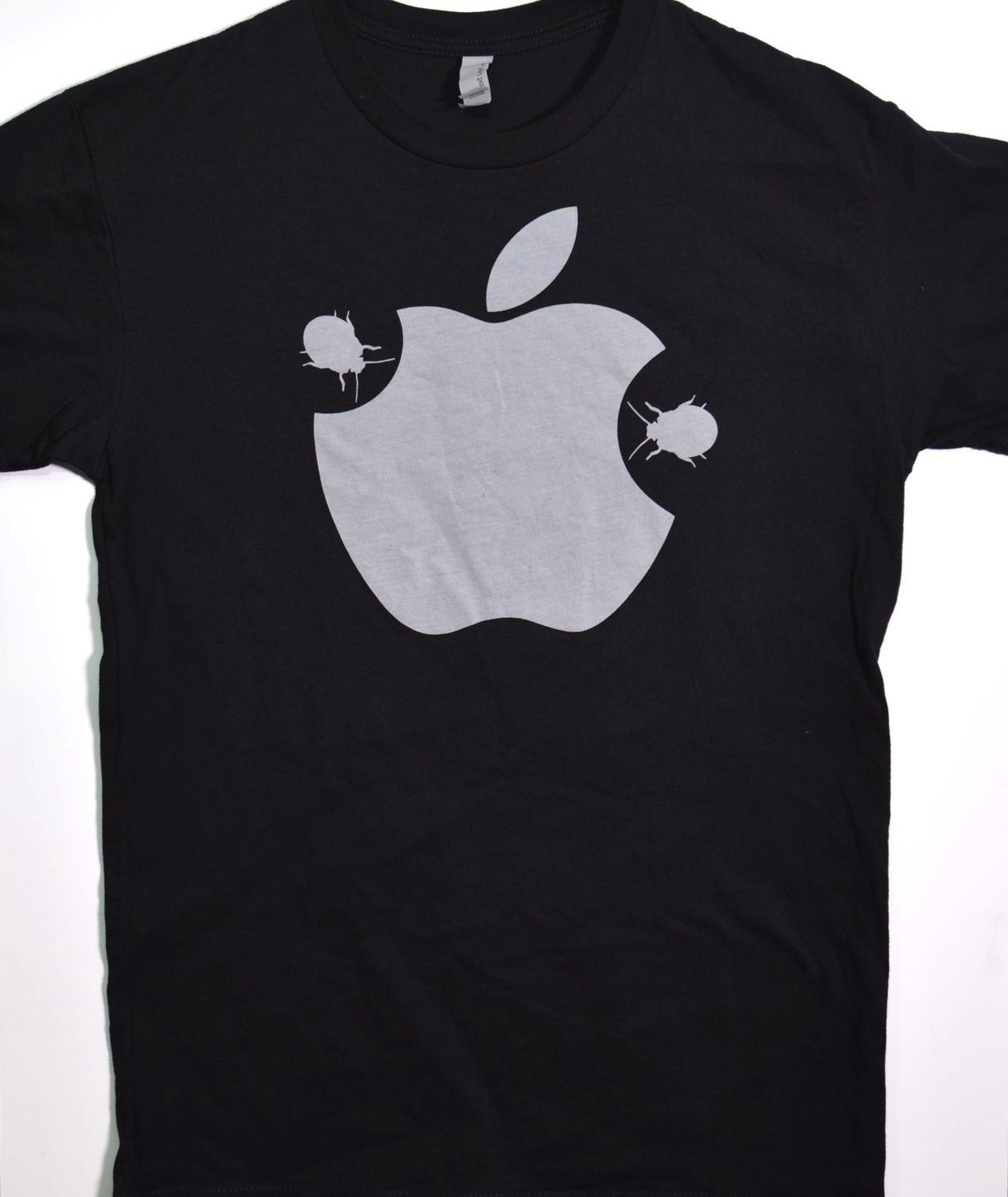 Vintage Apple Tee - Black 5XL