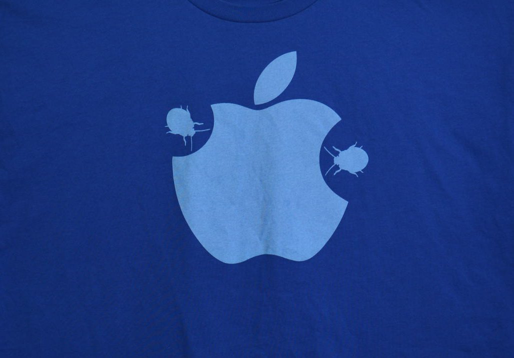 Vintage Apple Tee - Blue 4XL