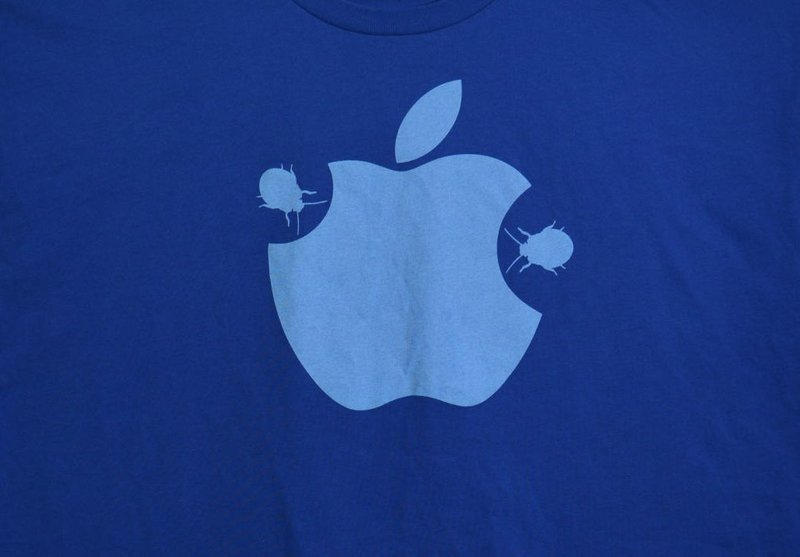 Vintage Apple Tee - Blue 4XL