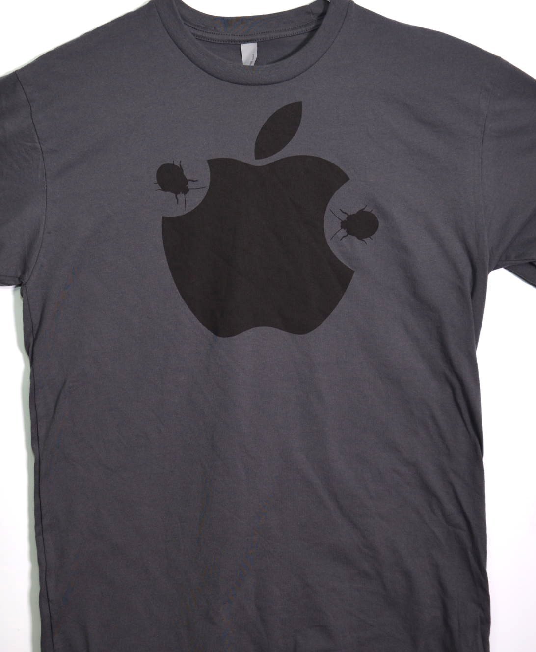 Vintage Apple Tee - Grey Medium