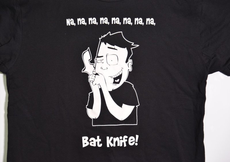 Vintage Batknife - Black 4XL